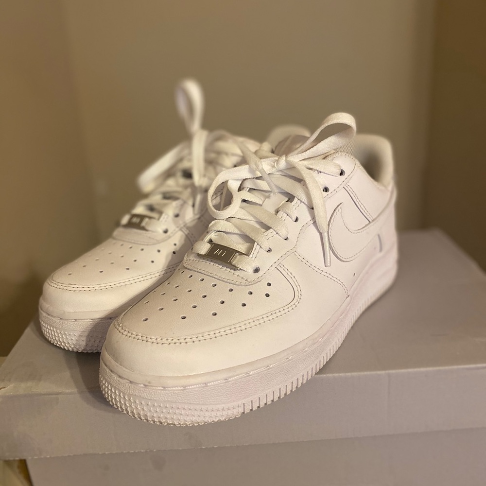 Nike All White Air Forces